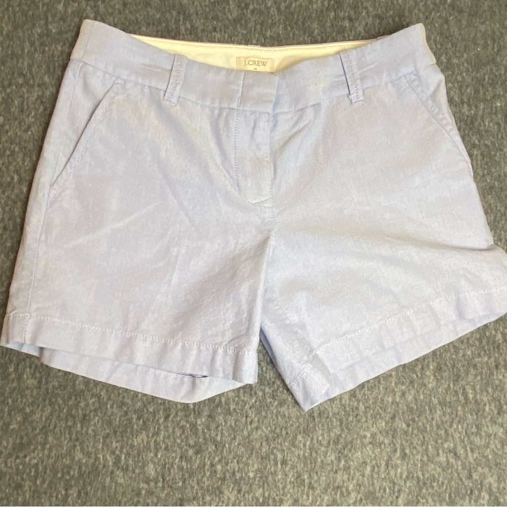J.Crew Light Blue Chino Shorts Size 2 Classic Casual Summer Shorts